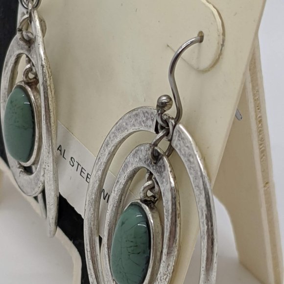 Dangle Hoop Earrings - Picture 4 of 4